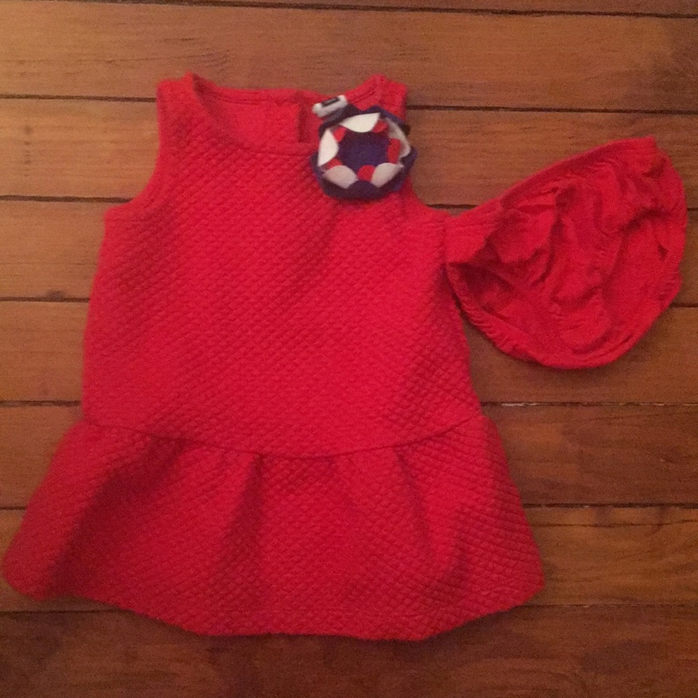 Janie and Jack Dress and Bloomers 3-6 months